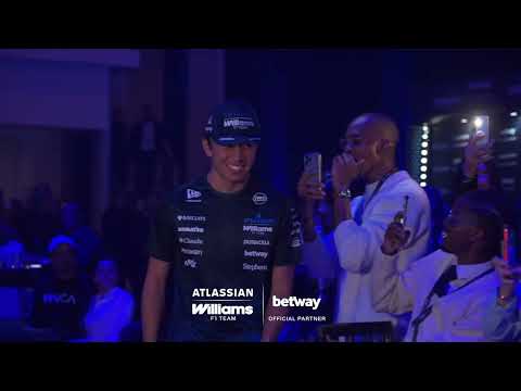 Alex Albon in South Africa | Betway x Atlassian Williams F1 Team