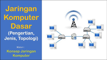 Animasi Konsep Jaringan Komputer Dasar (pengertian dan jenis jaringan)