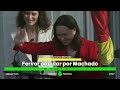 Ayuso entrega la Medalla de Oro de la Comunidad a Machado - laSexta Noticias