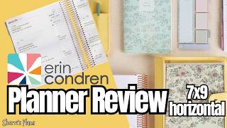 Erin Condren LifePlanner review | 7x9 horizontal in toile design