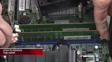 Lenovo ThinkServer TS460 removing a DIMM
