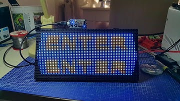 Animation on P4 RGB Led Panel with ESP8266 NodeMCU