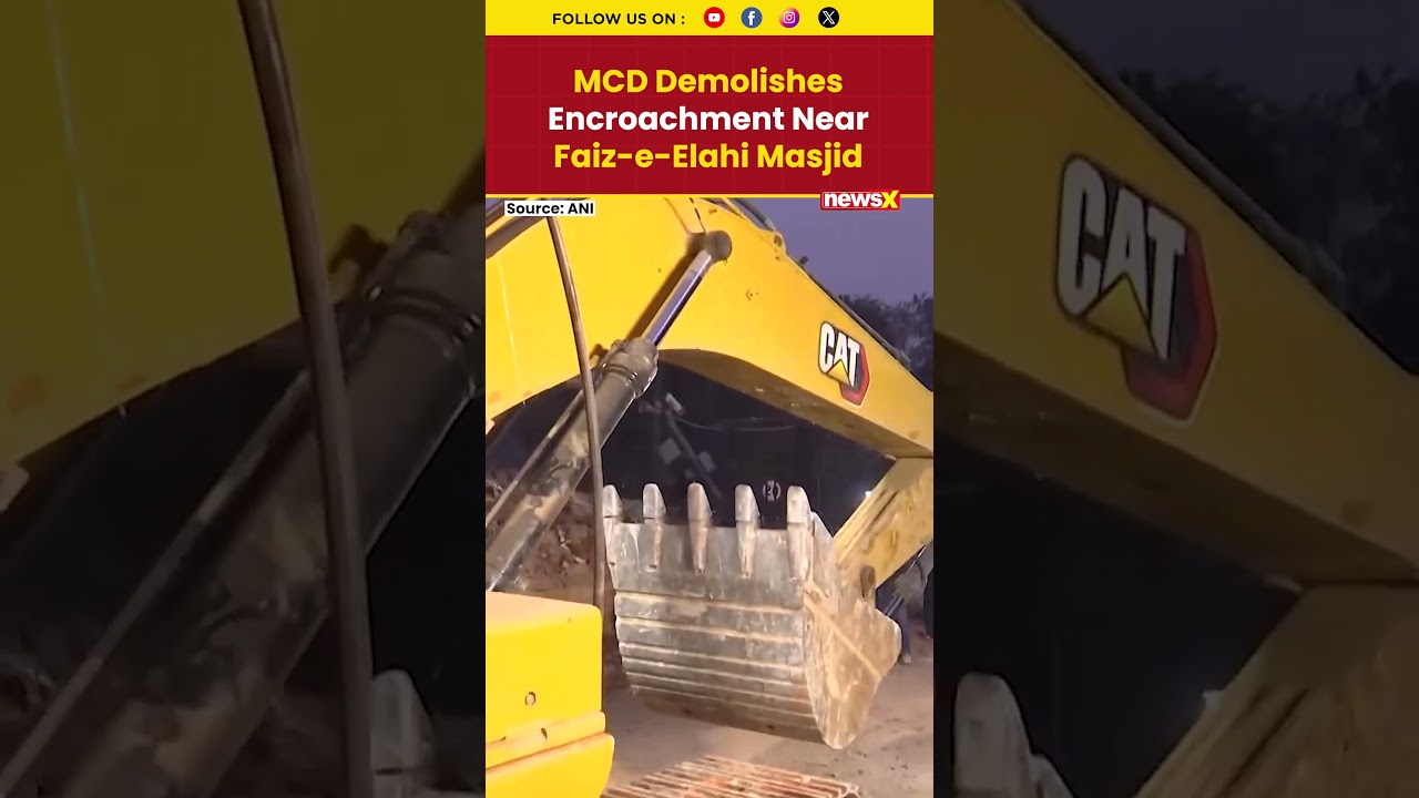MCD Demolition Near Faiz-e-Elahi Masjid Triggers Stone Pelting, Police Injured 