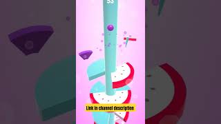 helix Jump Fruit 3D || gameplay shorts #game #gamplay #gaming #helixjump #axargadhiya screenshot 3
