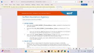Illustrated Excel 2019 | Module 8: End of Module Project 2 Sutton Insurance Agency