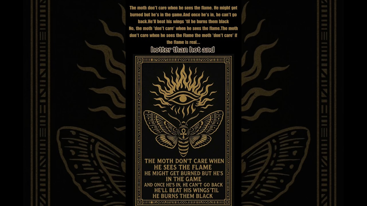 The Moth Don't Care When It See The Flames 🔥