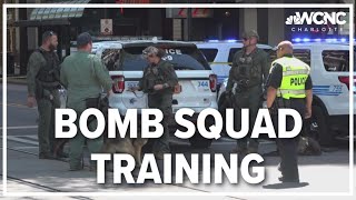 An inside look at CMPD's bomb squad training