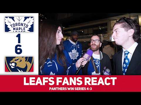 End Of An Era | Leafs Fans React | Leafs 1-6 Panthers | Ryan, Curwin, Nicko, Alessia | Game 7