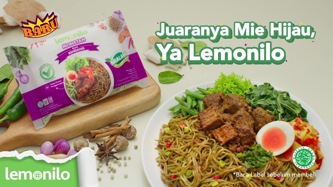 BARU! Mie Lemonilo Rendang Padang - YouTube
