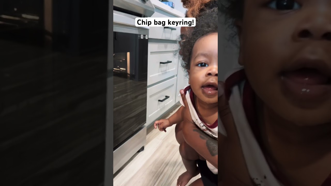 Shrinking chip bags into key rings and earrings! 