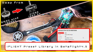 UPGRADE Your FPV Game with iFlight Preset Library in Betaflight 4.5!