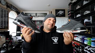 A Review and Comparison of The Air Jordan 3 Fear (2013 vs 2023)
