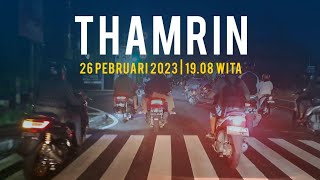 Situasi Jalan Thamrin, Setiabudi Hingga Cokroaminoto Denpasar, 26/2/2023, Pukul 19:08