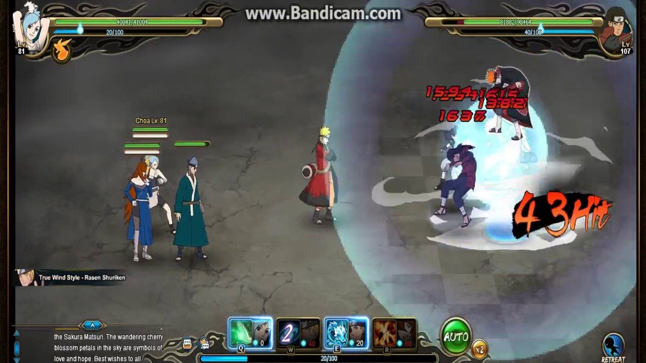 Naruto Online: Ninja Exam Lv 116 | Water Main (Azure Fang) w/Naruto Sage