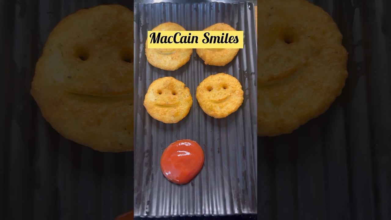 How to make MacCain smiles at home 🤯 | Potato smiles 