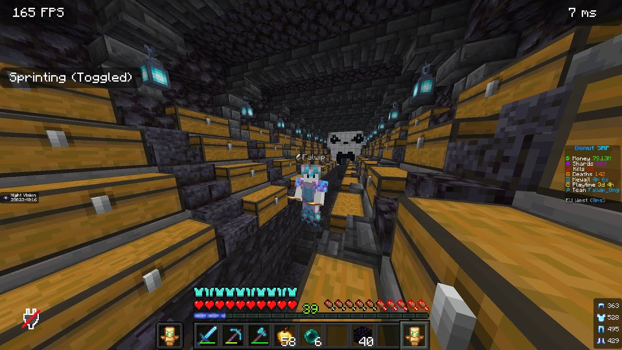 DONUT SMP LIVE RATING BASES 250K- 3M PER BASE. MASSIVE 50M LOOTDROP AT 10 VIEWERS