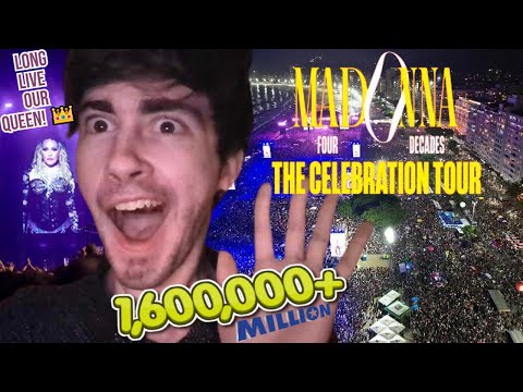 Madonna - The Celebration Tour in Rio, Brazil REACTION! | BIGGEST Live Concert? 😱 | Madonna Monday