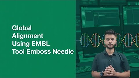 Global Alignment Using EMBL Tool Emboss Needle !