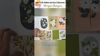 DIY Cards: Effortless Scrap Paper Crafting with Designer Series Paper! #shorts