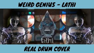 WEIRD GENIUS (ft. Sara Fajira) - LATHI [ REAL DRUM COVER ]