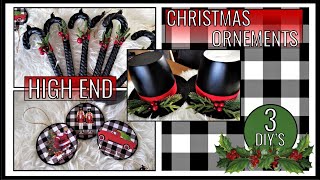 LOOK FOR LESS II CHRISTMAS ORNEMENTS II SNOWMEN HAT TREETOPPER II CHRISTMAS ORNEMENT DIY COLLAB