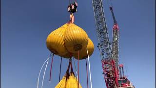 Celebrity 400ton Crane Proof Load Testing using Water Weight Bags Net Worth