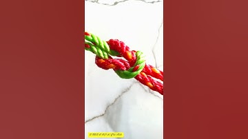 A unique way to join two ropes#dailylifehacks #hacks #tricks #tips #knot #shorts #diy