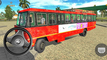 Indian Sleeper Bus Simulator 3D Bus Wala Game - Bus Gadi Games - Android Gameplay |