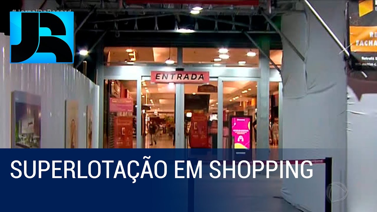 Shopping da zona norte do RJ é interditado por excesso de clientes