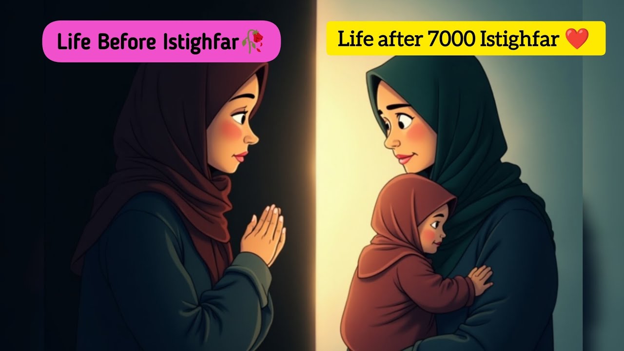 Miracle Story Of Astaghfirullah| Her life renewed with 7000 Istighfar ❤️#istighfar #miracle 