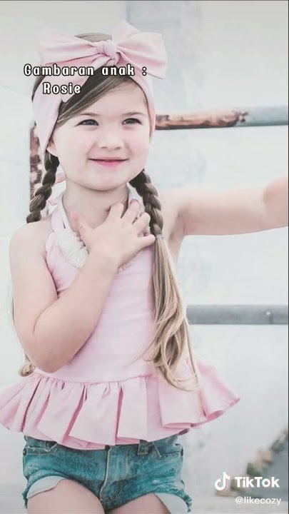 Gambaran kalo member blackpink punya anak pasti di dandani nya kaya gini 😅*cr on video