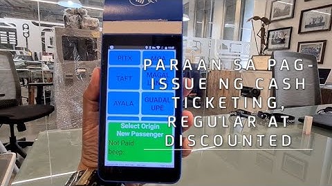 Ticket Issuing using beep™ handheld device (TPS900)