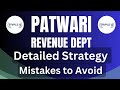 Jkssb patwari  detailed strategy  mistakes to avoid