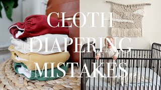 Cloth Diapering Mistakes | Current Wash Routine + Stash