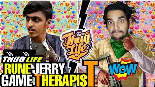 GAME THERAPIST AND RUNE JERRY THUG LIFE PART 2 | UNLIMITED COMEDY | UNLIMITED THUG | APPUZONE YT screenshot 5