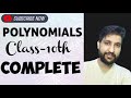 Polynomials || Class-10th || Math Complete In One Video