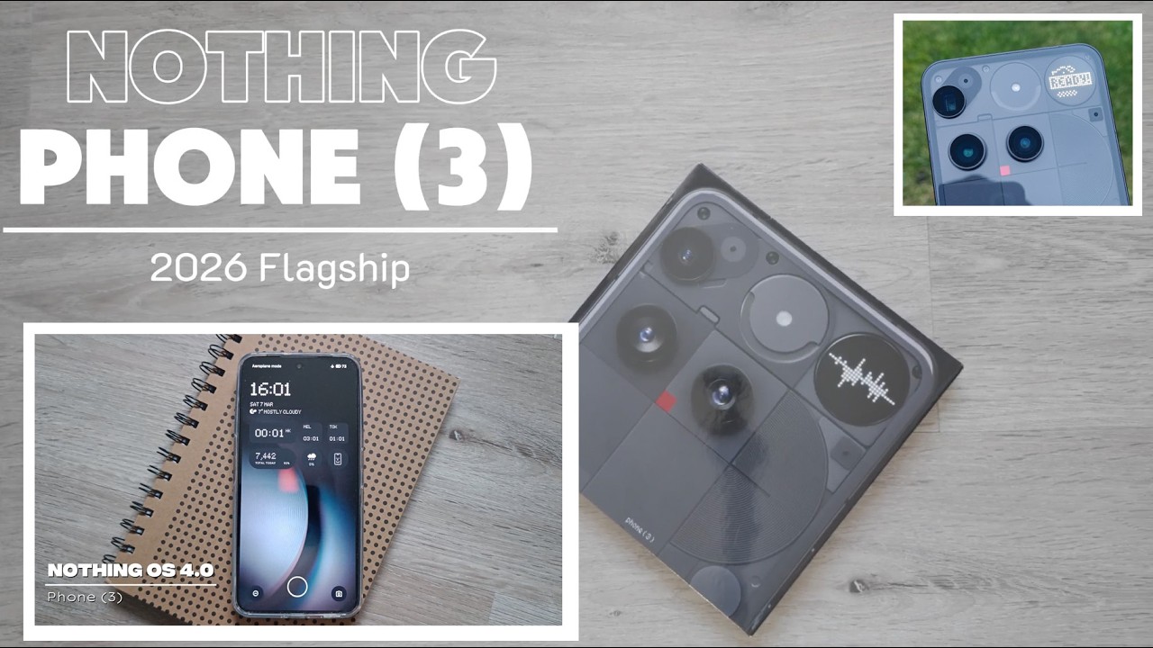 Nothing Phone (3) 2026 Flagship - Unboxing & Camera Test #nothing