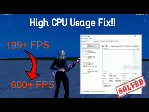 How To Fix High CPU Usage (GTX 1650 Fortnite) + Settings