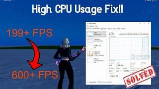 How To Fix High CPU Usage (GTX 1650 Fortnite) + Settings