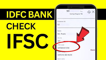 IDFC Bank IFSC Code- Check IFSC Code in IDFC First Bank App