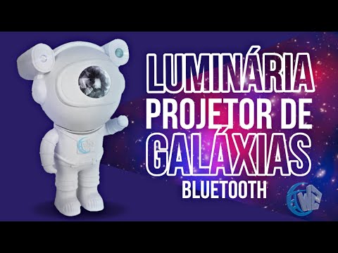 Luminária Astronauta Projetor