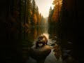 Young Otter Finds a Heart-Shaped Stone 🦦❤️ #animalanimation #cute #relaxing #cuteanimals #funny