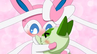 Sprigatito VS Sylveon!!! | Pokémon Animation