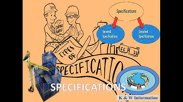 Types of Specification l General Specification l Detail Specification l Specification