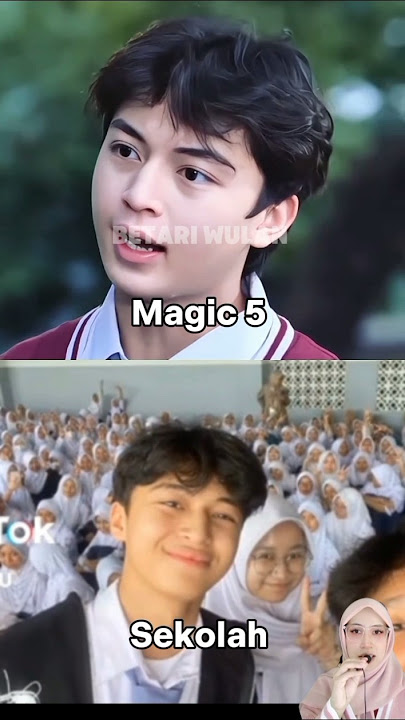 Inilah pemain magic 5 ketika di sekolah asli