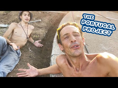 40° AND STILL GOING ON | CHORES & MORE DIGGING | Portuguese DIY Home Renovation
