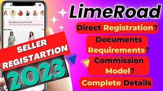 Limeroad Seller Account registration 2023 | Limeroad seller account | Limeroad account kaise banaye screenshot 1