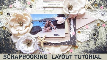 Scrapbooking Mixed Media layout for Reneabouquets with Prima Marketing Wild & Free collection
