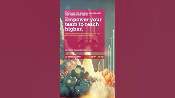 Take your leadership skills to the next level and unlock your team