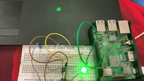 LED Blinking Video using Raspberry Pi